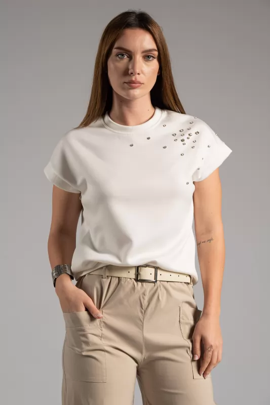 T-shirt Strass
