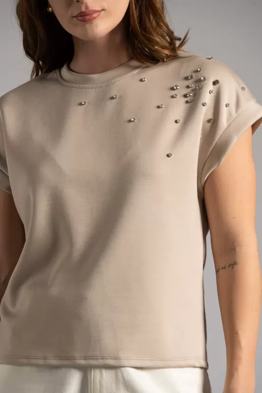 T-shirt Strass