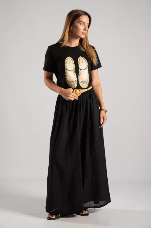 T-shirt Βallerina Στρας