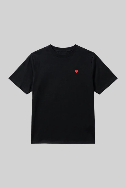 T-shirt Cotton Basic Heart 