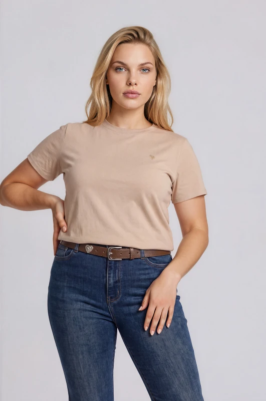 T-shirt Cotton Basic Heart 