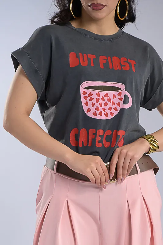 T-Shirt Βαμβακερό Cafecito
