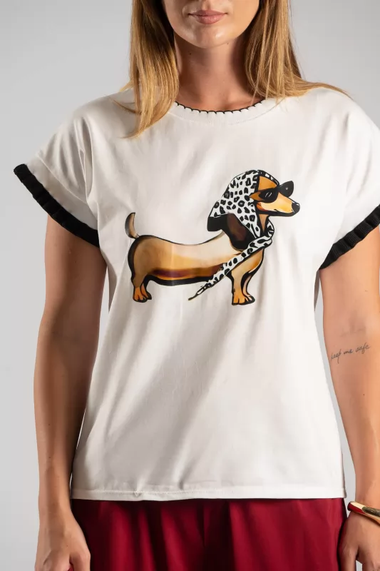 T-shirt Βαμβακερό Canine