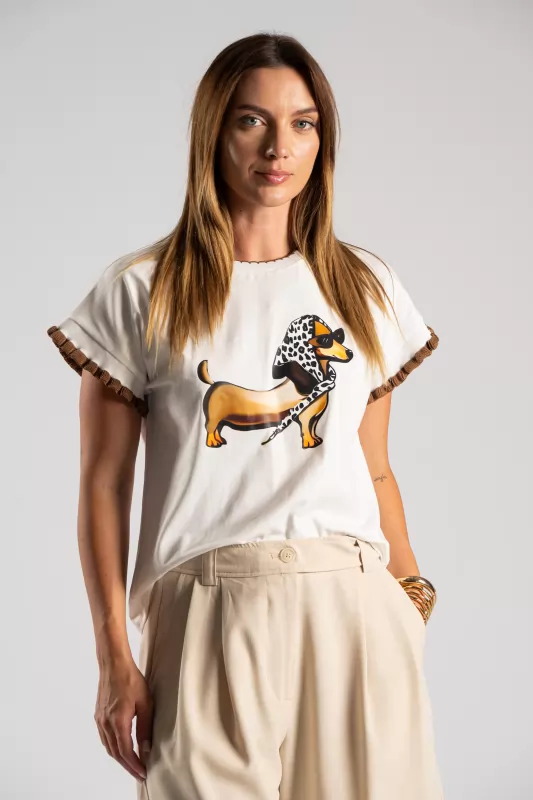 T-shirt Βαμβακερό Canine