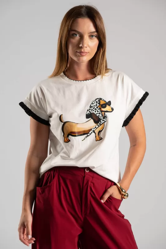 T-shirt Βαμβακερό Canine