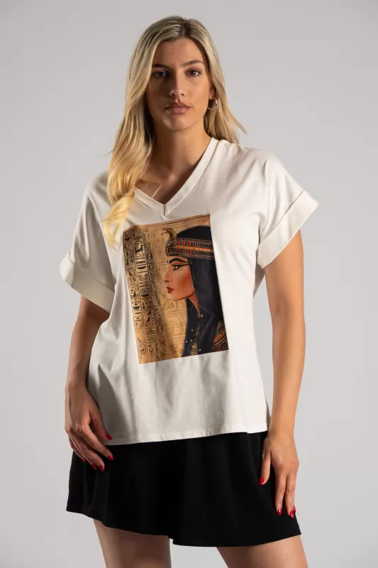 T-shirt Βαμβακερό Cleopatra