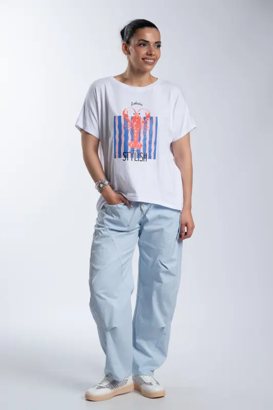 T-shirt Βαμβακερό Crab