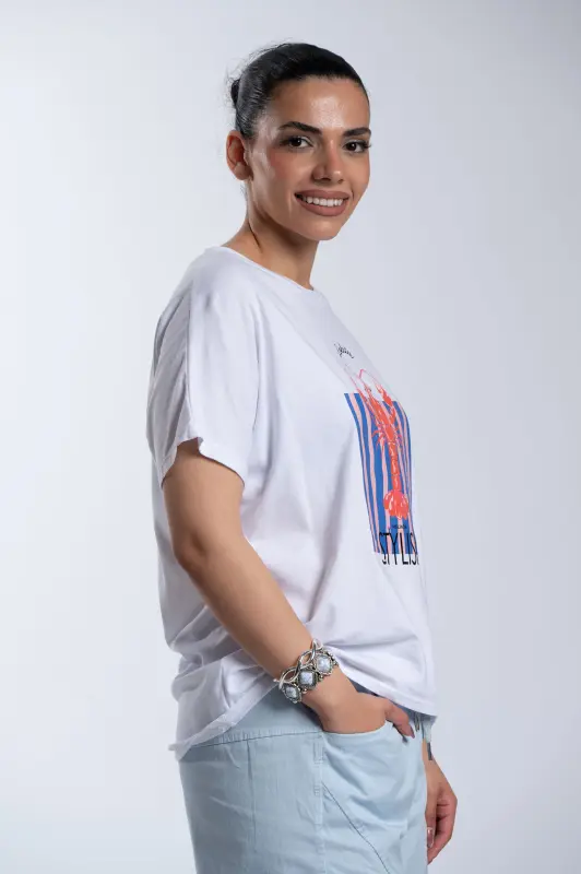 T-shirt Βαμβακερό Crab