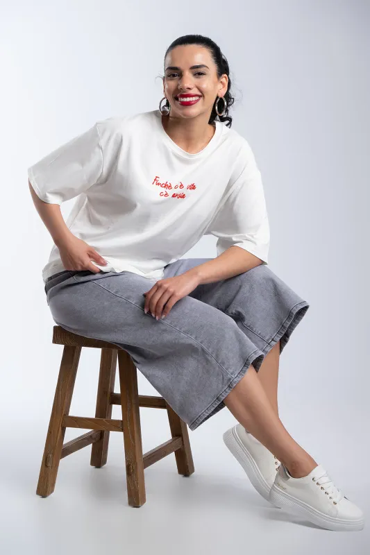 T-shirt Βαμβακερό Finche ce Vita