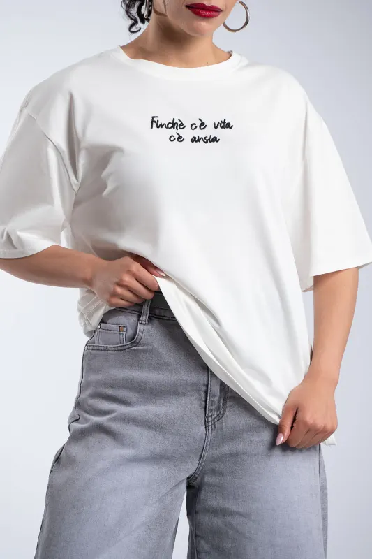 T-shirt Βαμβακερό Finche ce Vita