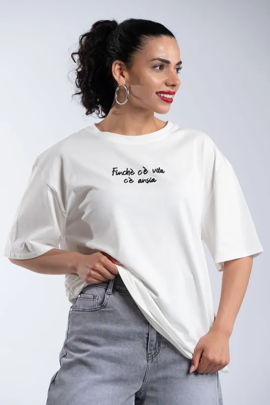 T-shirt Βαμβακερό Finche ce Vita