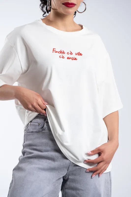 T-shirt Βαμβακερό Finche ce Vita