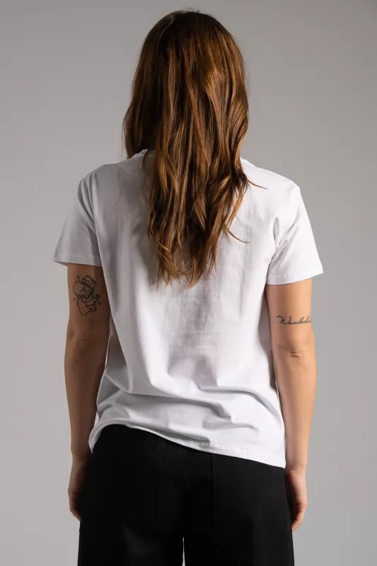 T-shirt Cotton Frida Rhinestone 