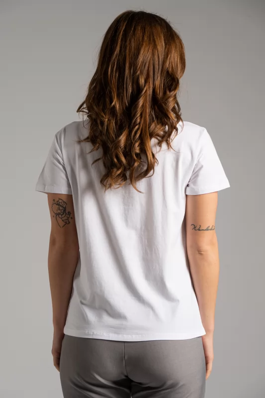 T-shirt Cotton Frida Rhinestone 