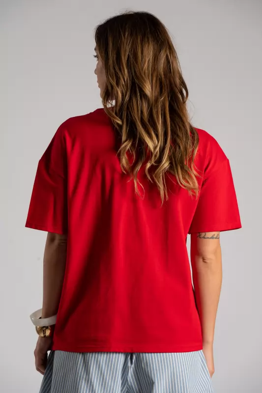 T-shirt Βαμβακερό Καρφίτσες