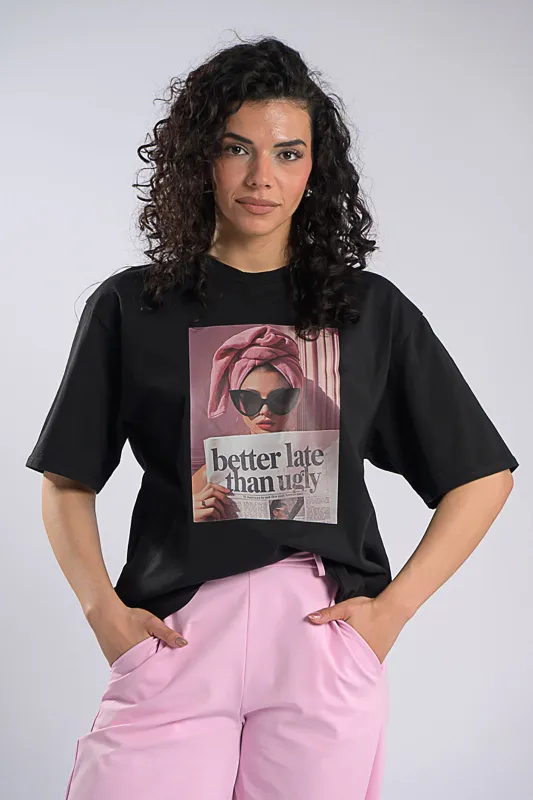 Cotton T-shirt Newspaper 