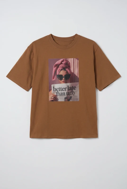 T-shirt Βαμβακερό Newspaper