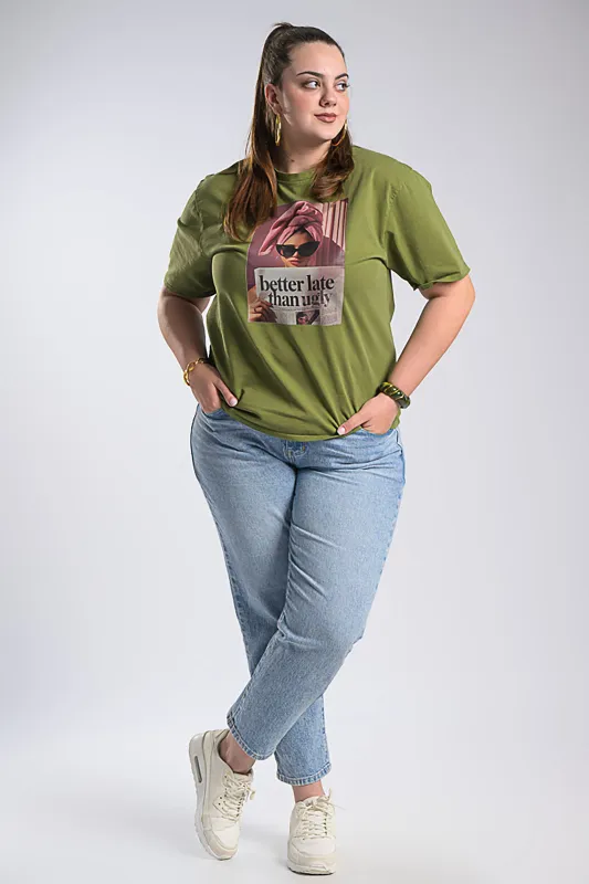 Cotton T-shirt Newspaper 