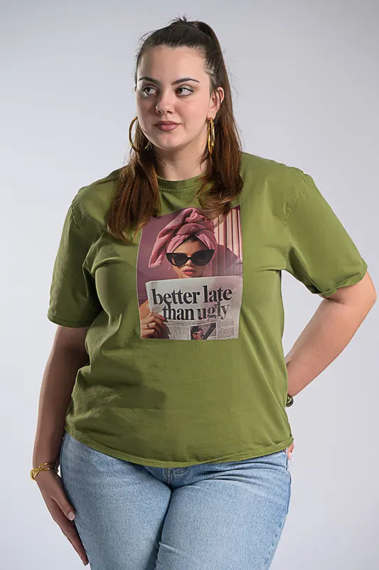 Cotton T-shirt Newspaper 