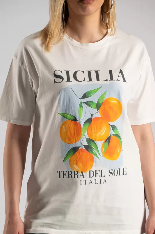 T-shirt Βαμβακερό Sicilia