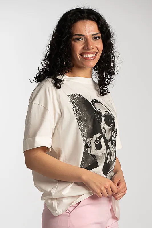 T-shirt Βαμβακερό Woman Lipstick