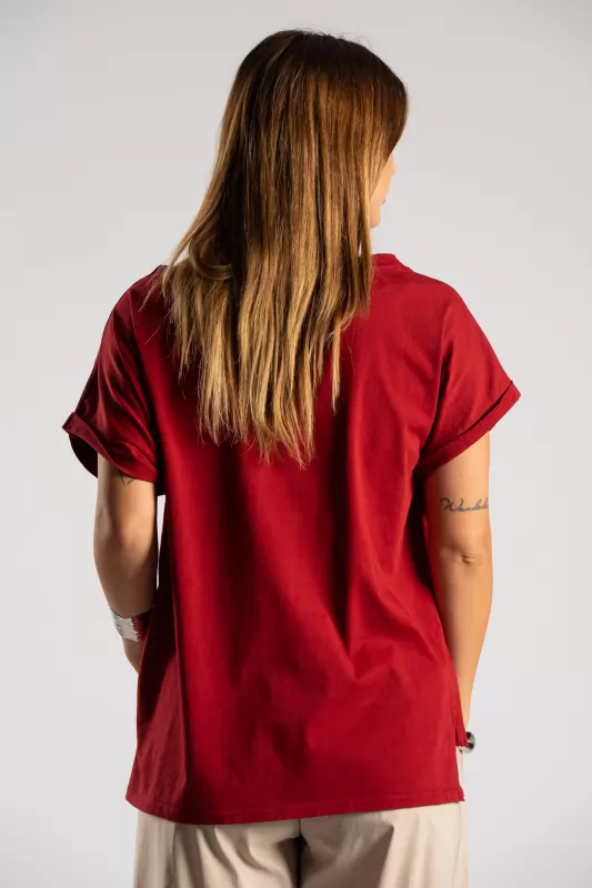 T-shirt Χαμόγελο Μονόχρωμο