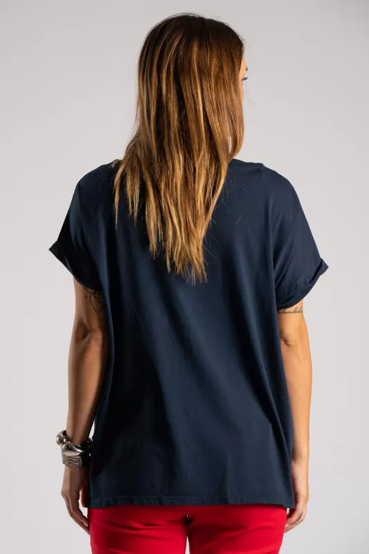 T-shirt Χαμόγελο Μονόχρωμο