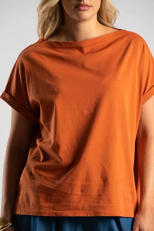 T-shirt Χαμόγελο Μονόχρωμο