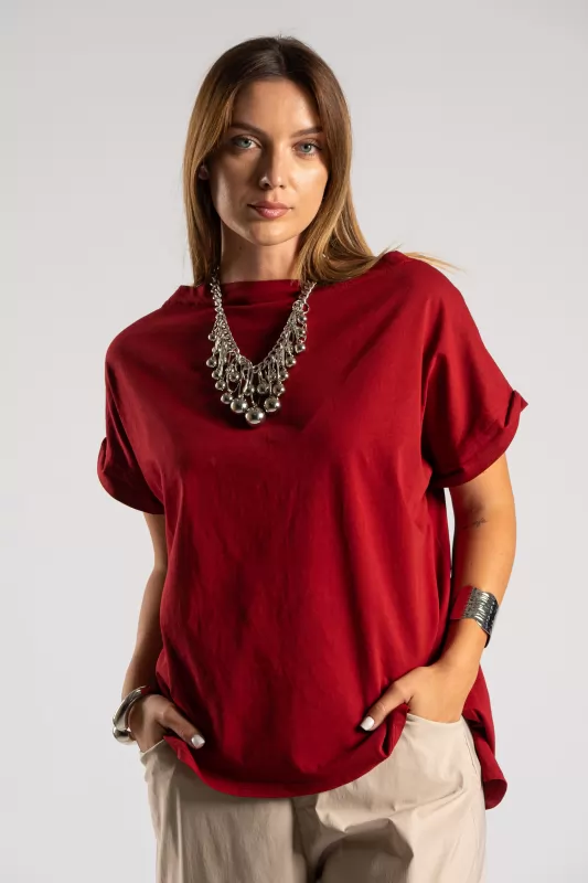 T-shirt Χαμόγελο Μονόχρωμο