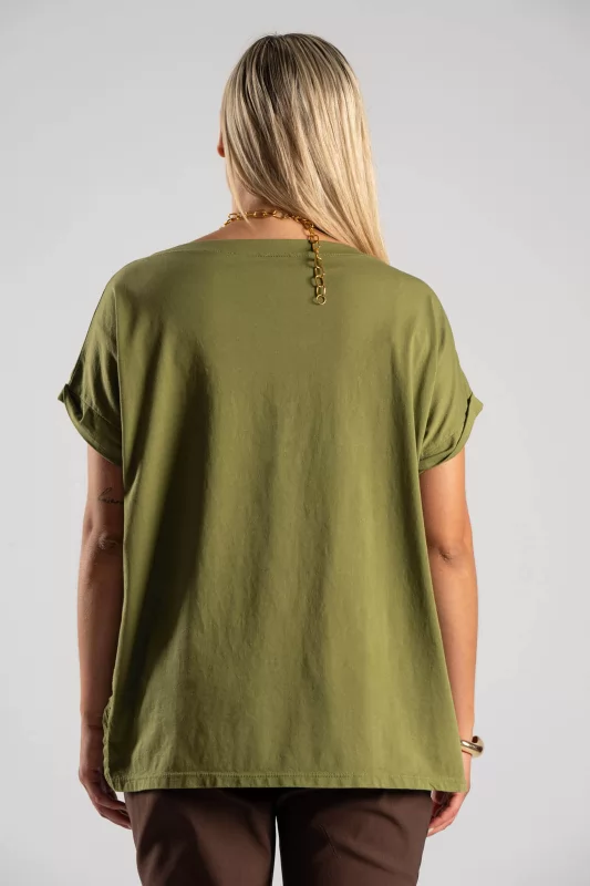 T-shirt Χαμόγελο Μονόχρωμο
