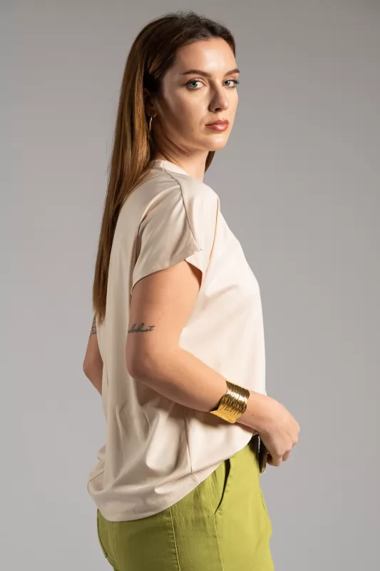 T-shirt Gold Buttons