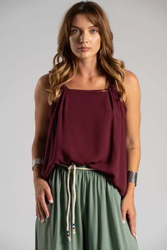 Top Sleeveless Elastic