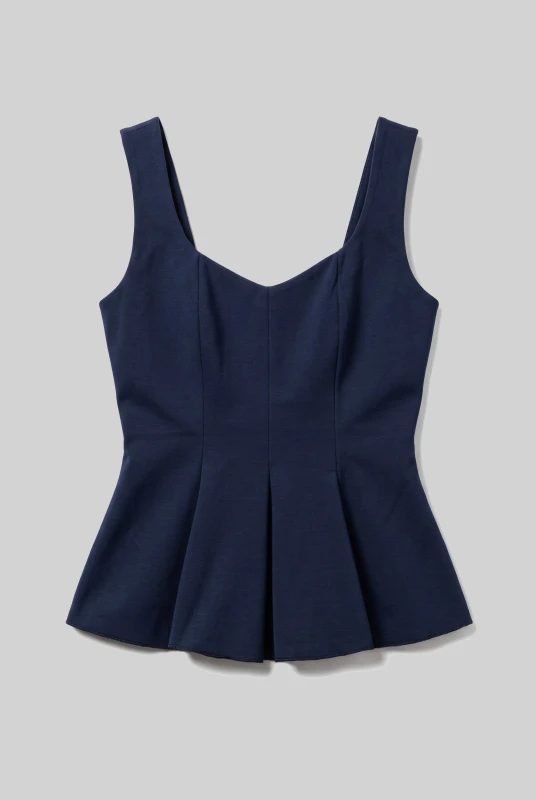 Τοπ Αμάνικο Peplum