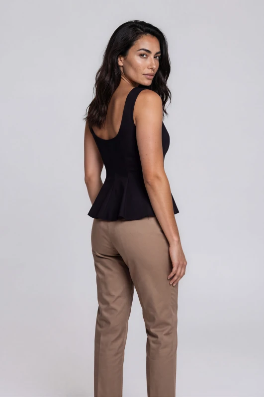 Τοπ Αμάνικο Peplum
