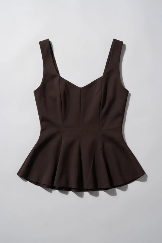 Τοπ Αμάνικο Peplum