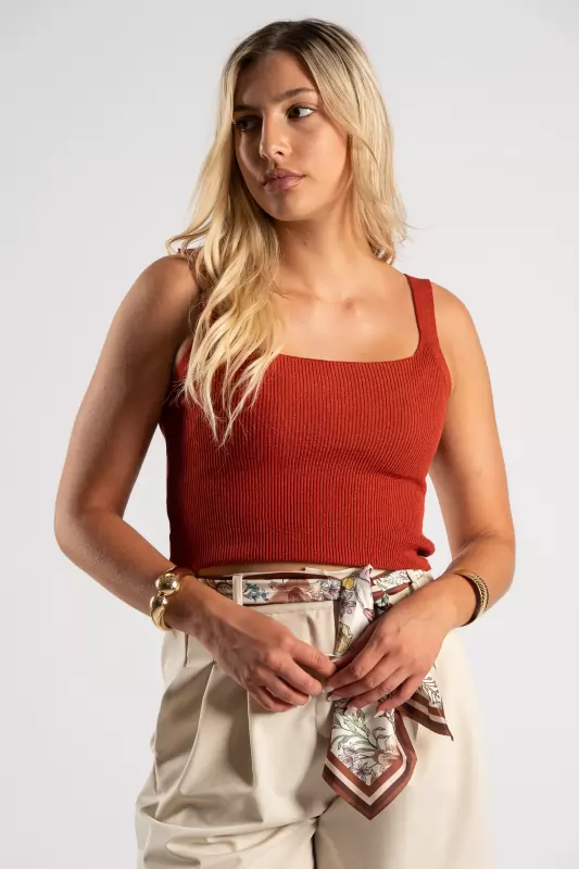 Top Sleeveless Rib 