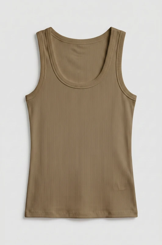 Top Basic Rib Sleeveless
