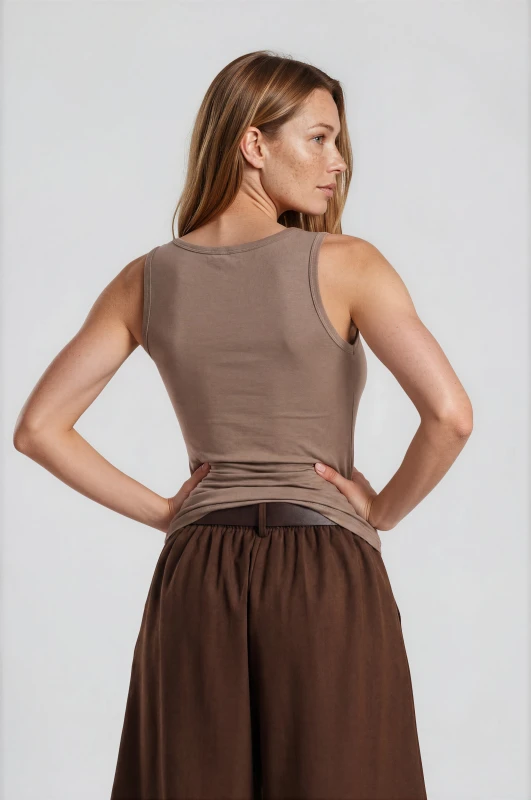 Basic Cotton Top Solid Color 