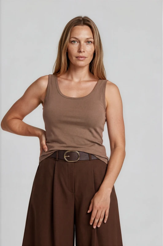 Basic Cotton Top Solid Color 