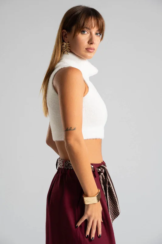 Top Crop Turtleneck