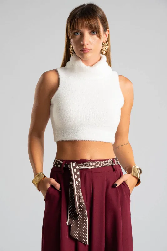 Top Crop Turtleneck
