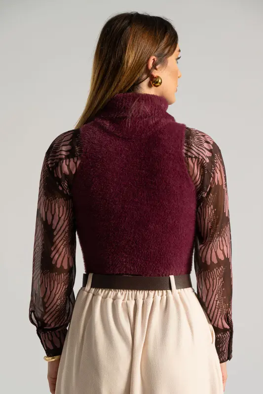 Top Crop Turtleneck