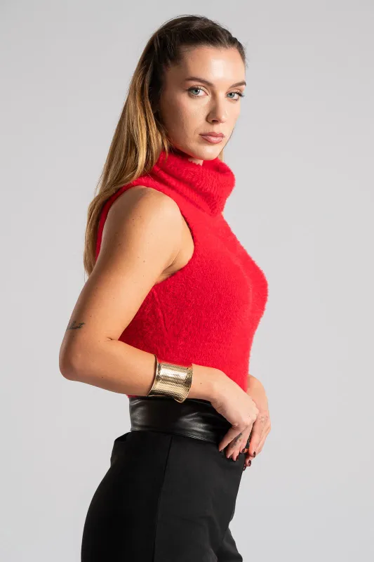 Top Crop Turtleneck