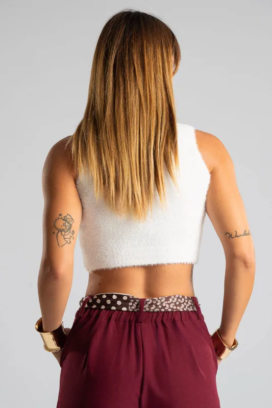 Top Crop Turtleneck