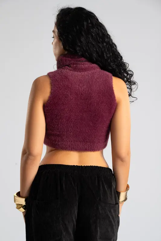 Top Crop Turtleneck