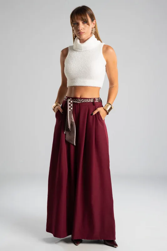 Top Crop Turtleneck