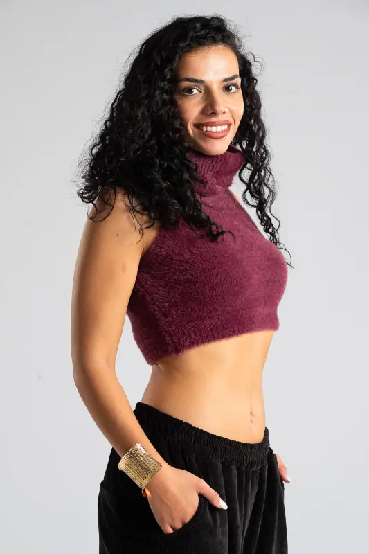 Top Crop Turtleneck