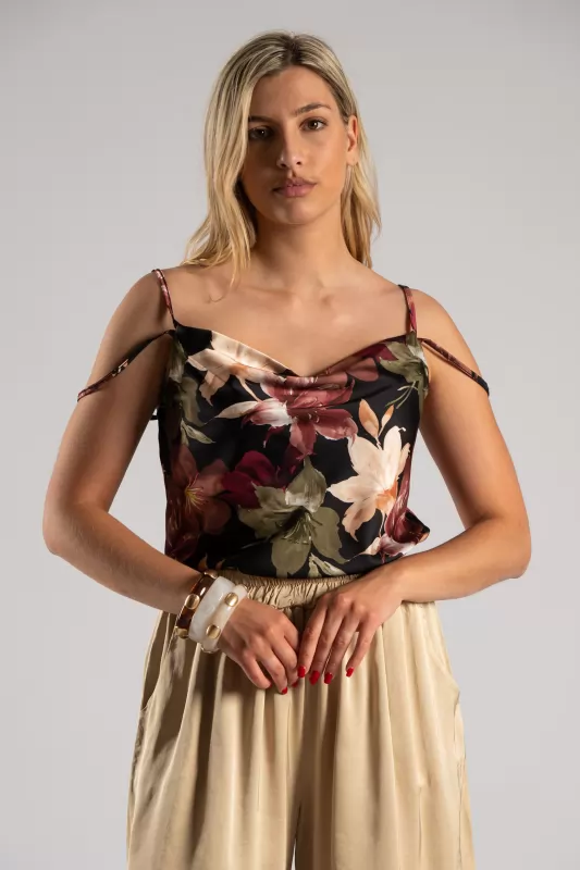 Top Floral Drape