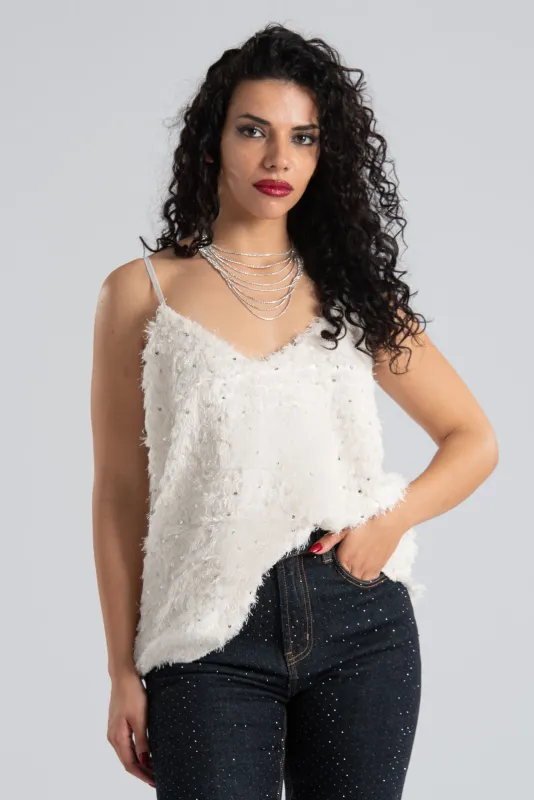 Top Fluffy Decorative Sequins