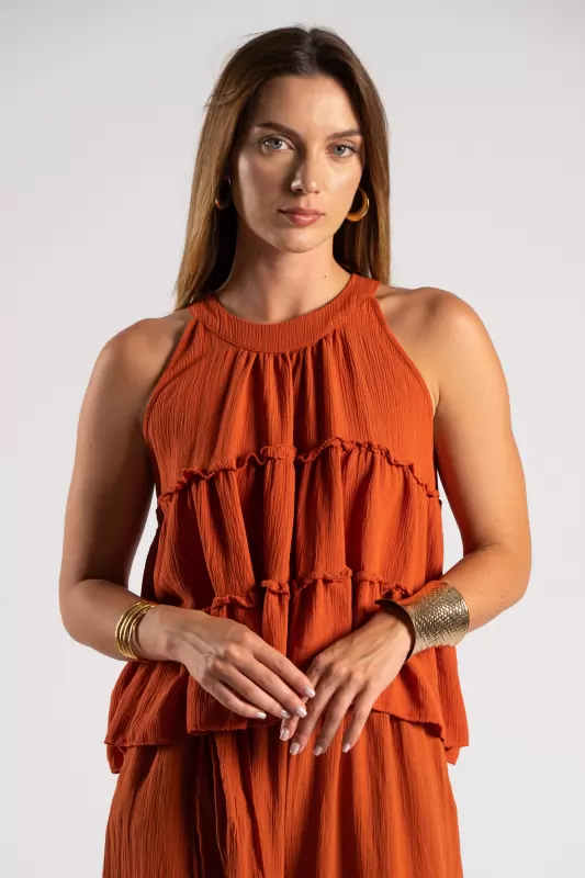 Top Lurex Βολάν